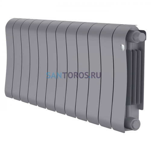 Радиатор биметаллический Royal Thermo Infinity 300 Silver Satin VR - 12 секционный (НС-1696348 РОЯЛ ТЕРМО)